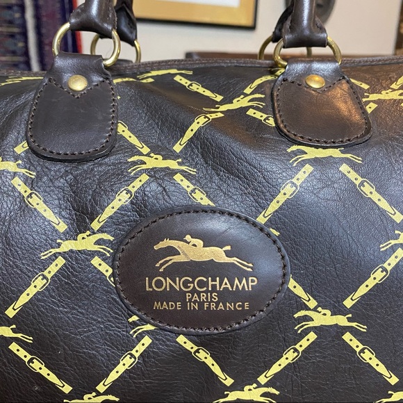 Rare 70’s vintage Longchamp LM Boston bag - Picture 10 of 16